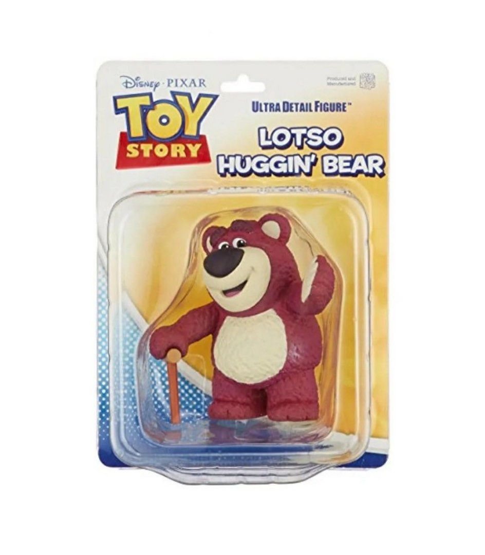 Medicom UDF Toy Story Pixar Lotso Huggin Bear Ultra Detail Figure 迪士尼 拐杖 草莓熊 勞蘇