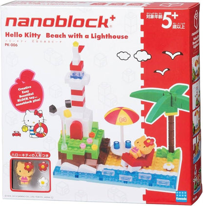 Nanoblock Plus Hello Kitty 海灘與燈塔